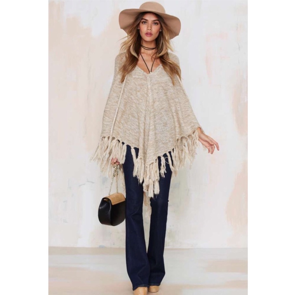 The Knitflix and Chill Poncho